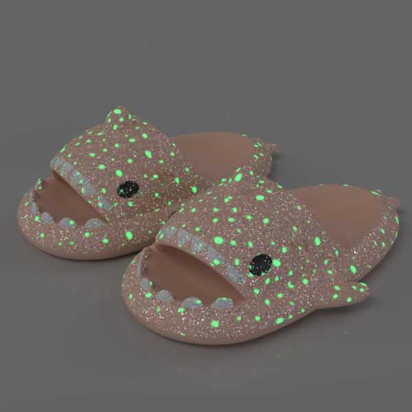 Shark Slippers With Starry Night Light Design - Image 10